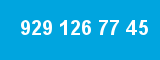 929 126 77 45